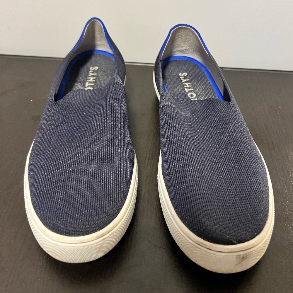 Rothy’s Original Slip-On Sneaker, Navy Blue, Size 9